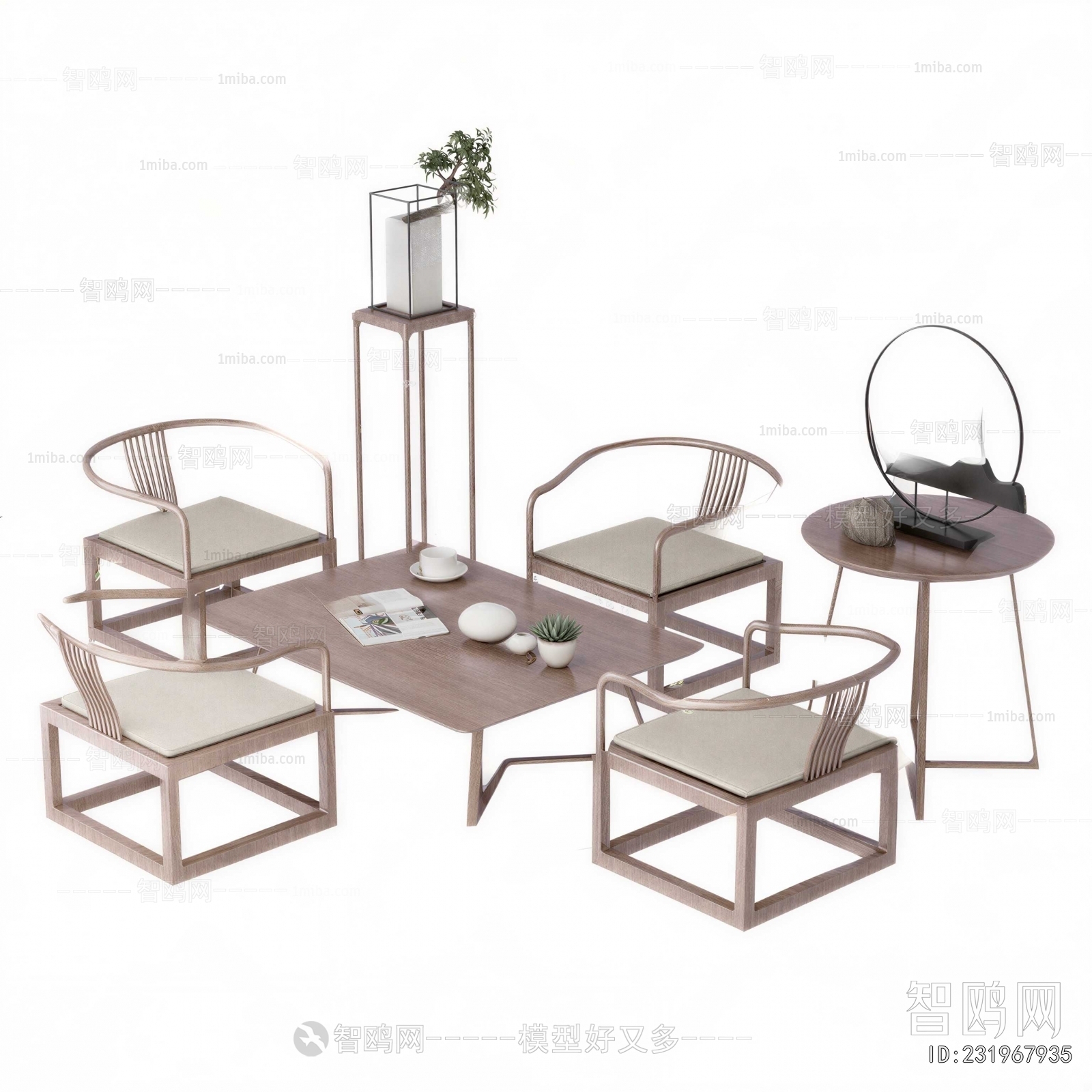 New Chinese Style Leisure Table And Chair
