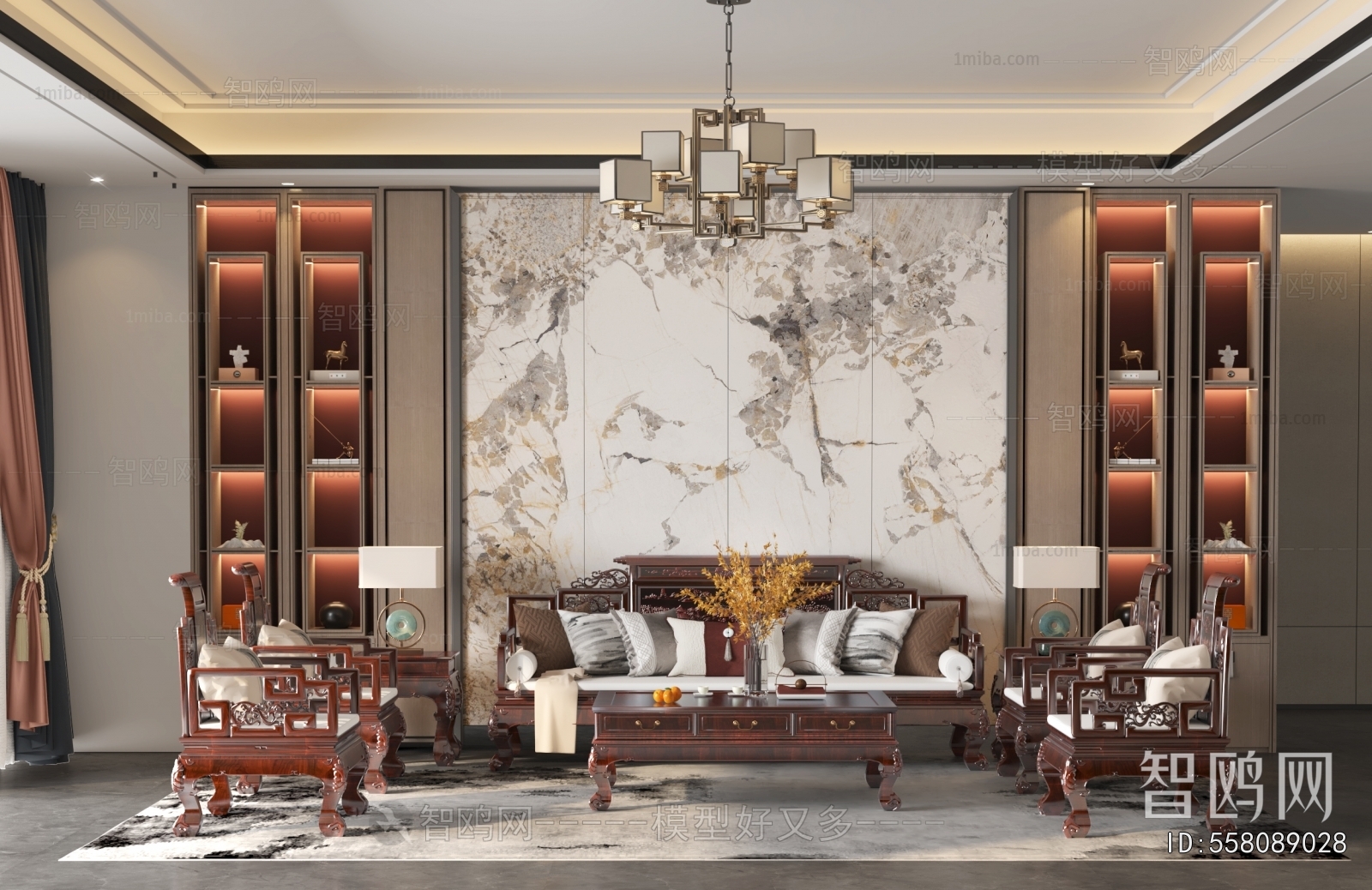 Chinese Style A Living Room