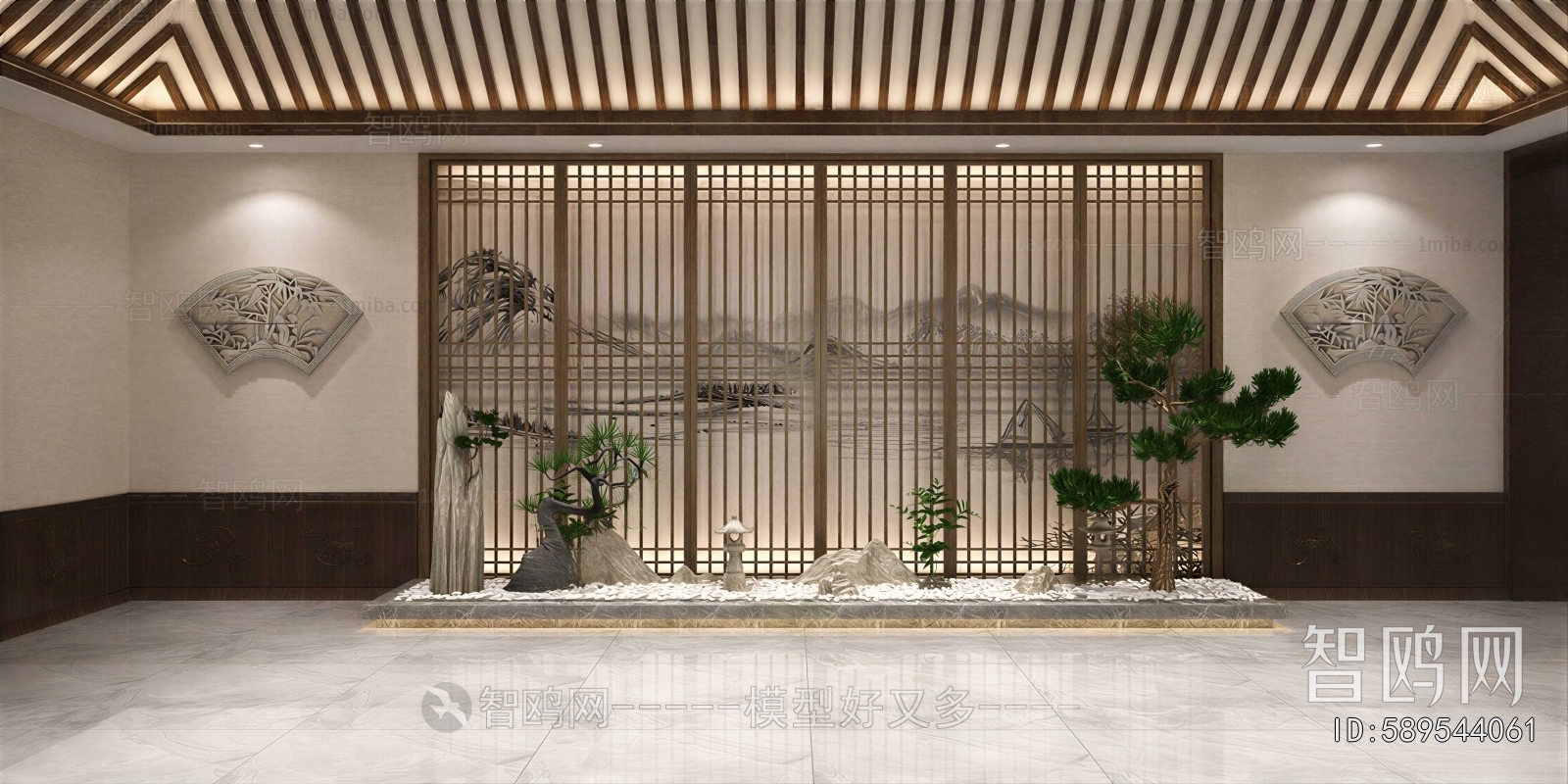 New Chinese Style Hallway