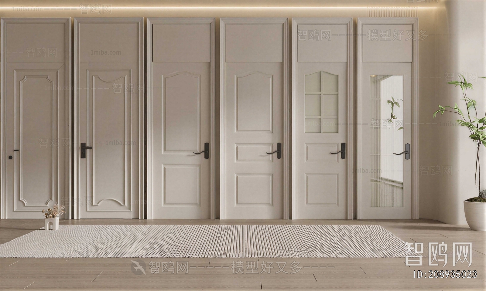 French Style Single Door