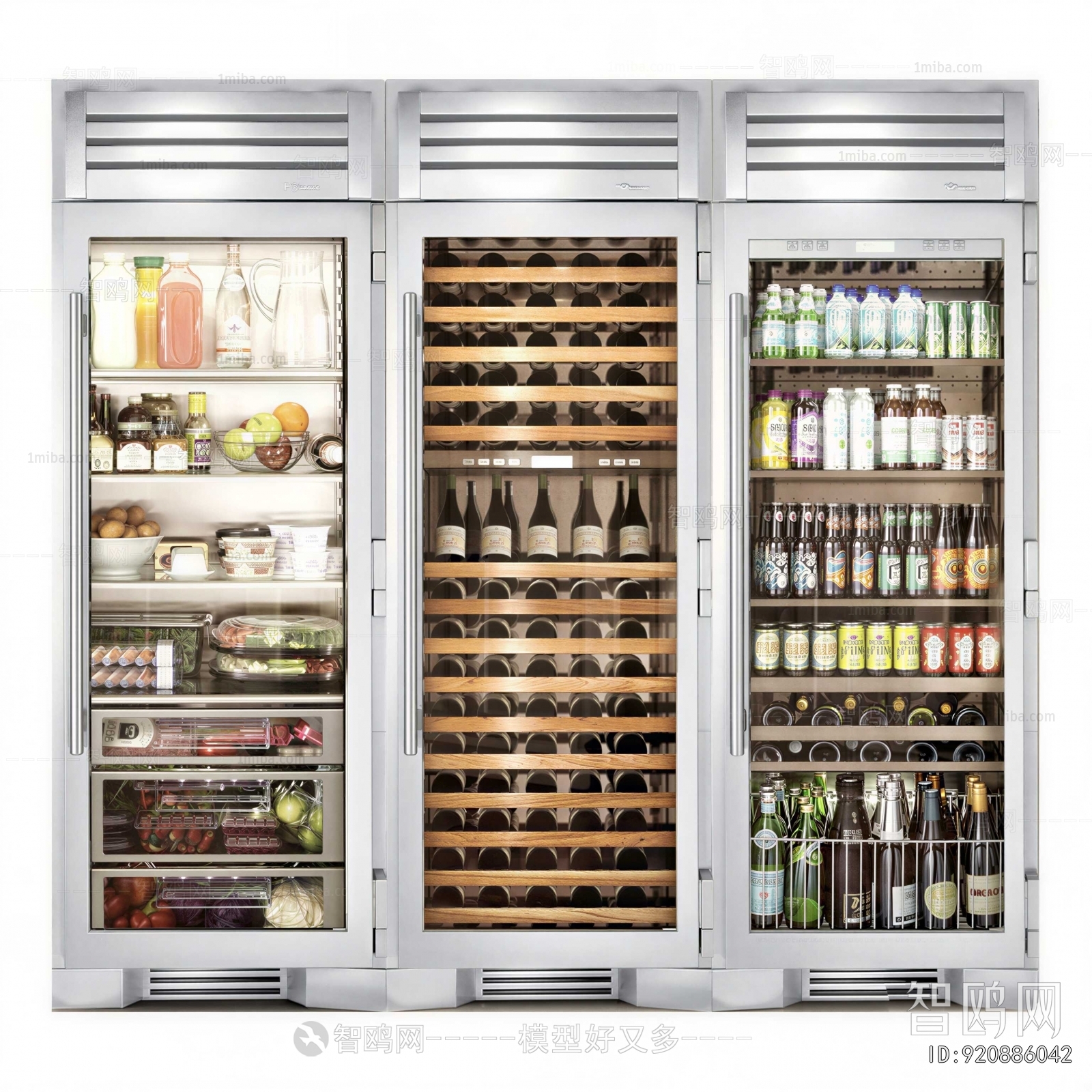 Modern Refrigerator Freezer