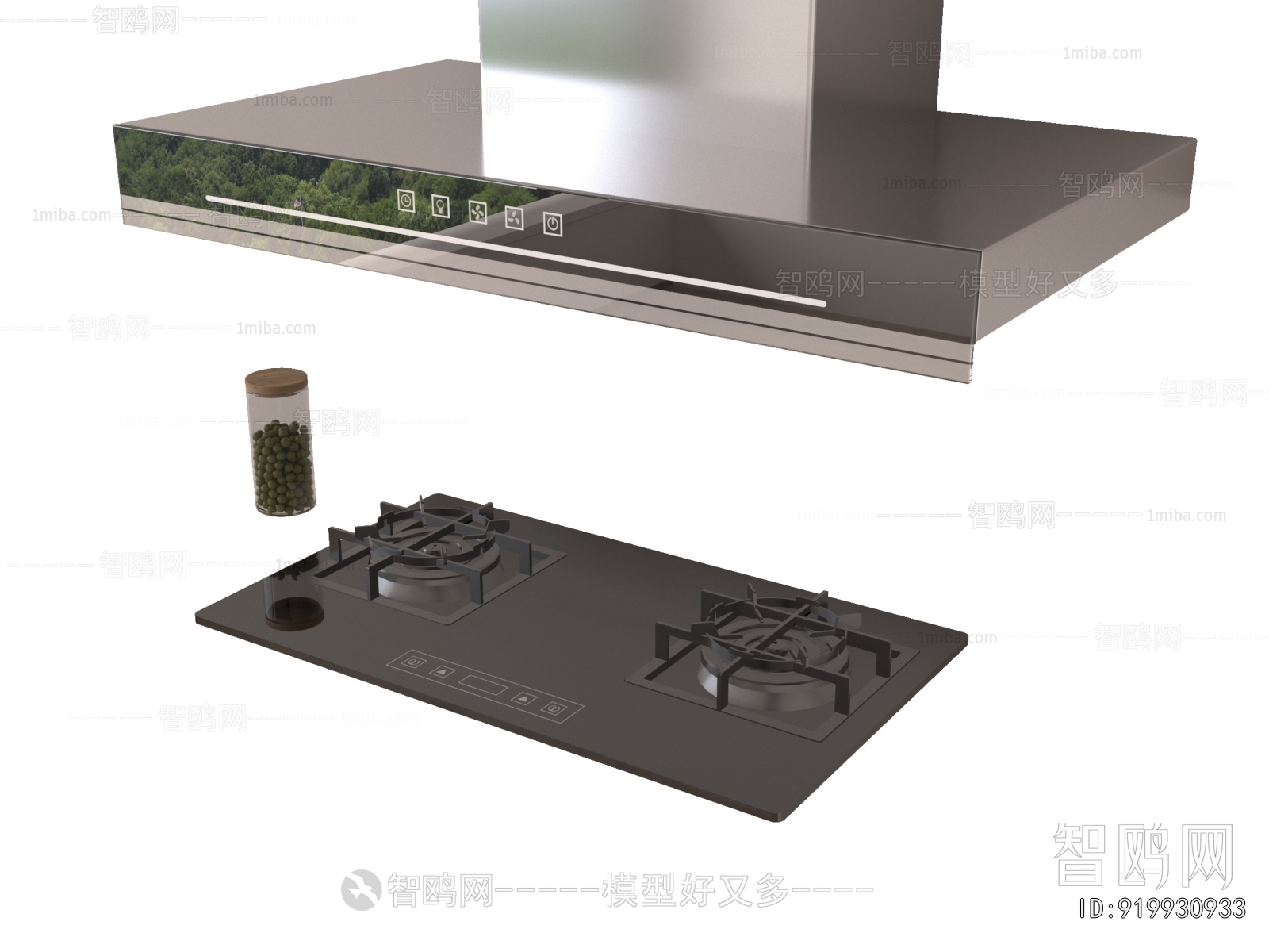 Modern Kitchen Electric Gas Range