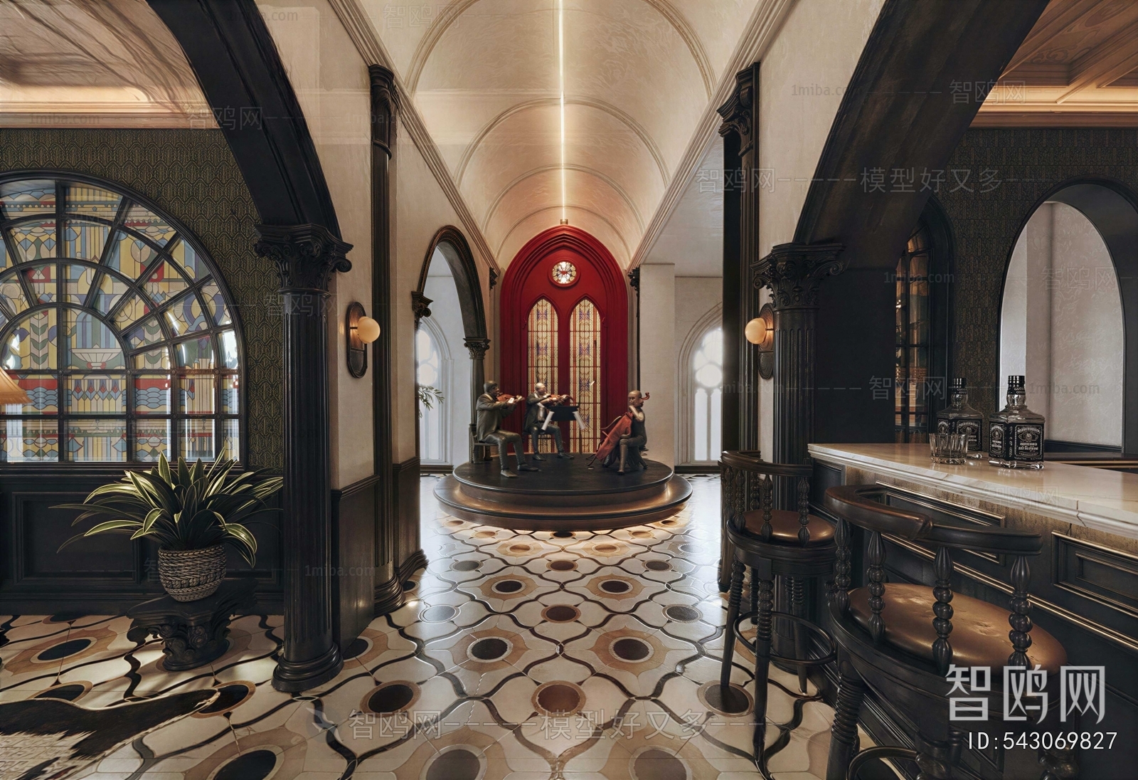 European Style Real Estate Sales Office