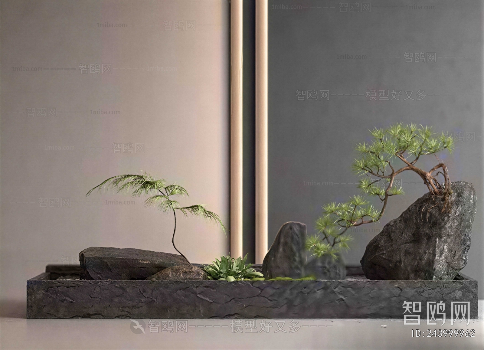 New Chinese Style Plant Landscaping