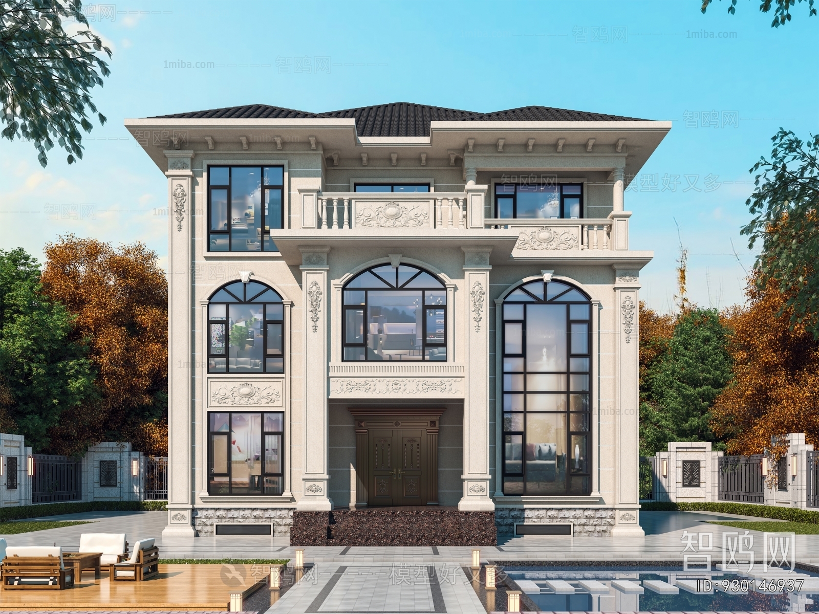 Simple European Style Detached Villa