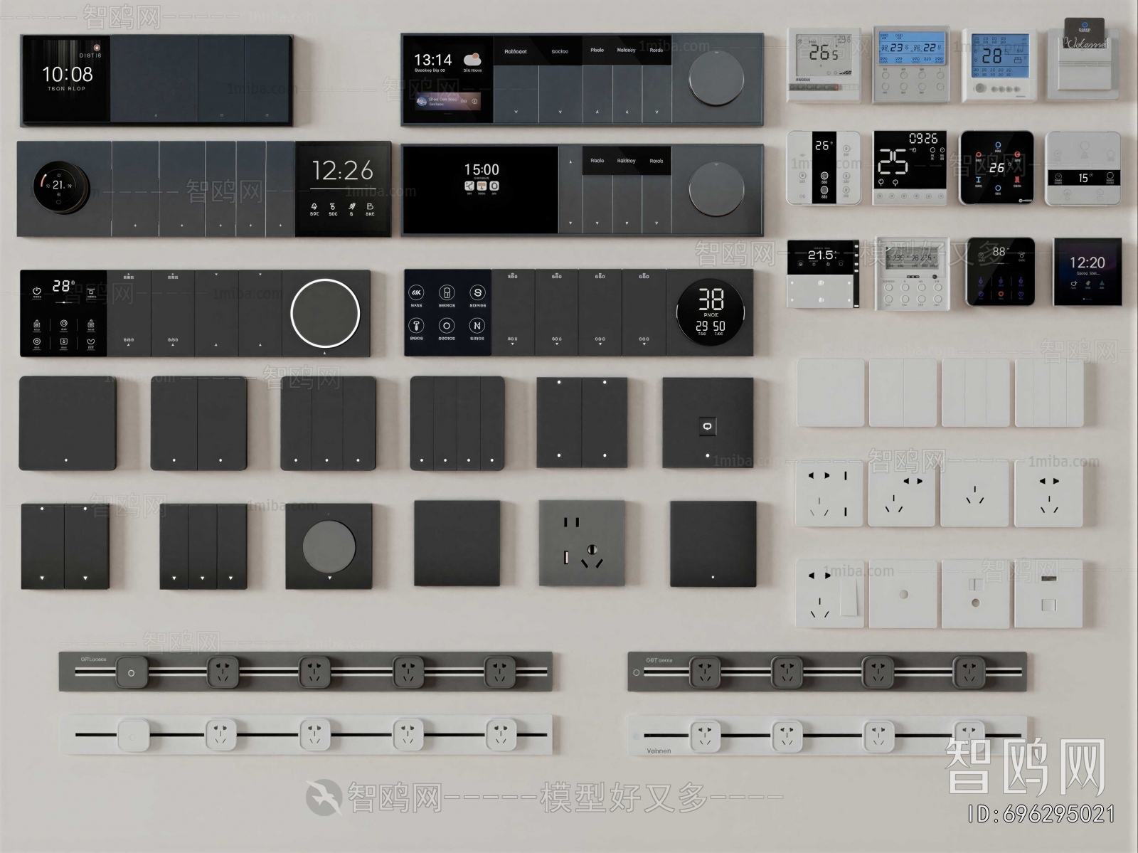 Modern Switch Socket Panel