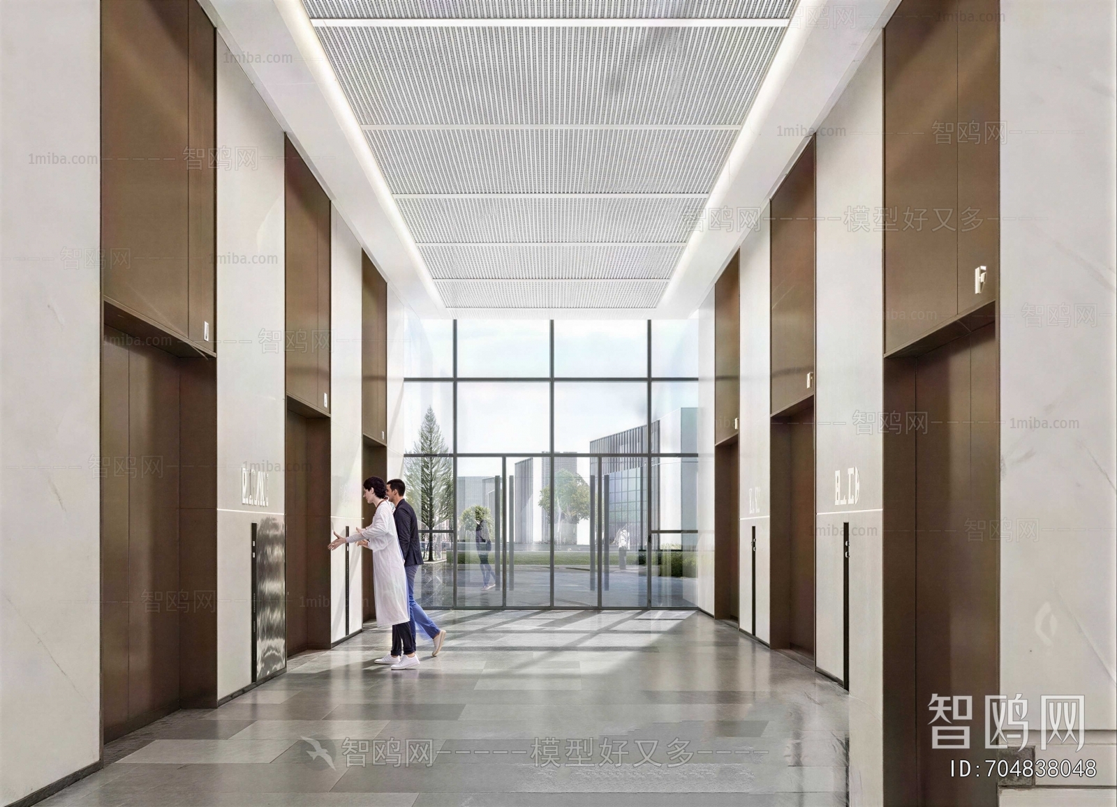 Modern Corridor/elevator Hall