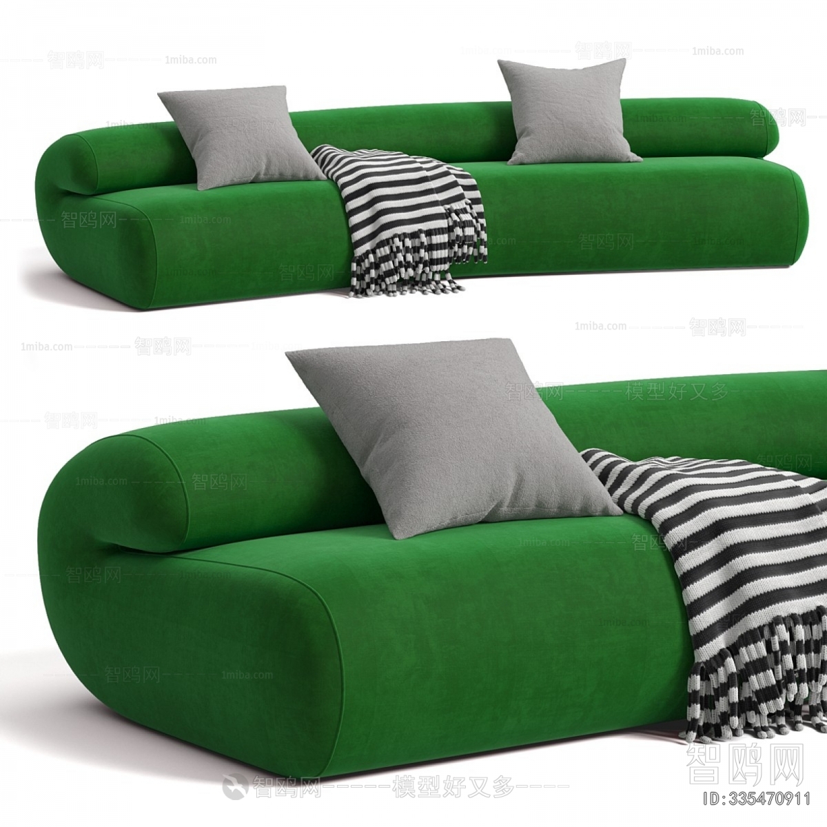 Modern Curved Sofa