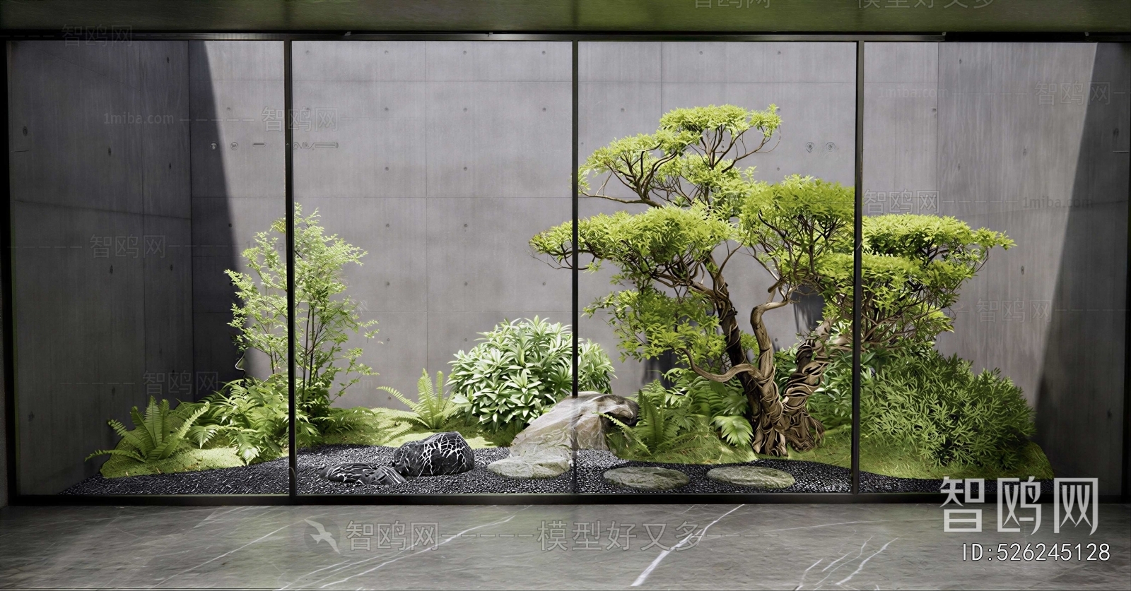 New Chinese Style Plant Landscaping