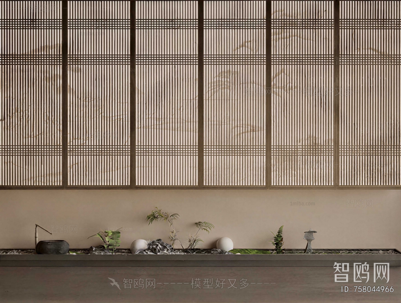 New Chinese Style Plant Landscaping