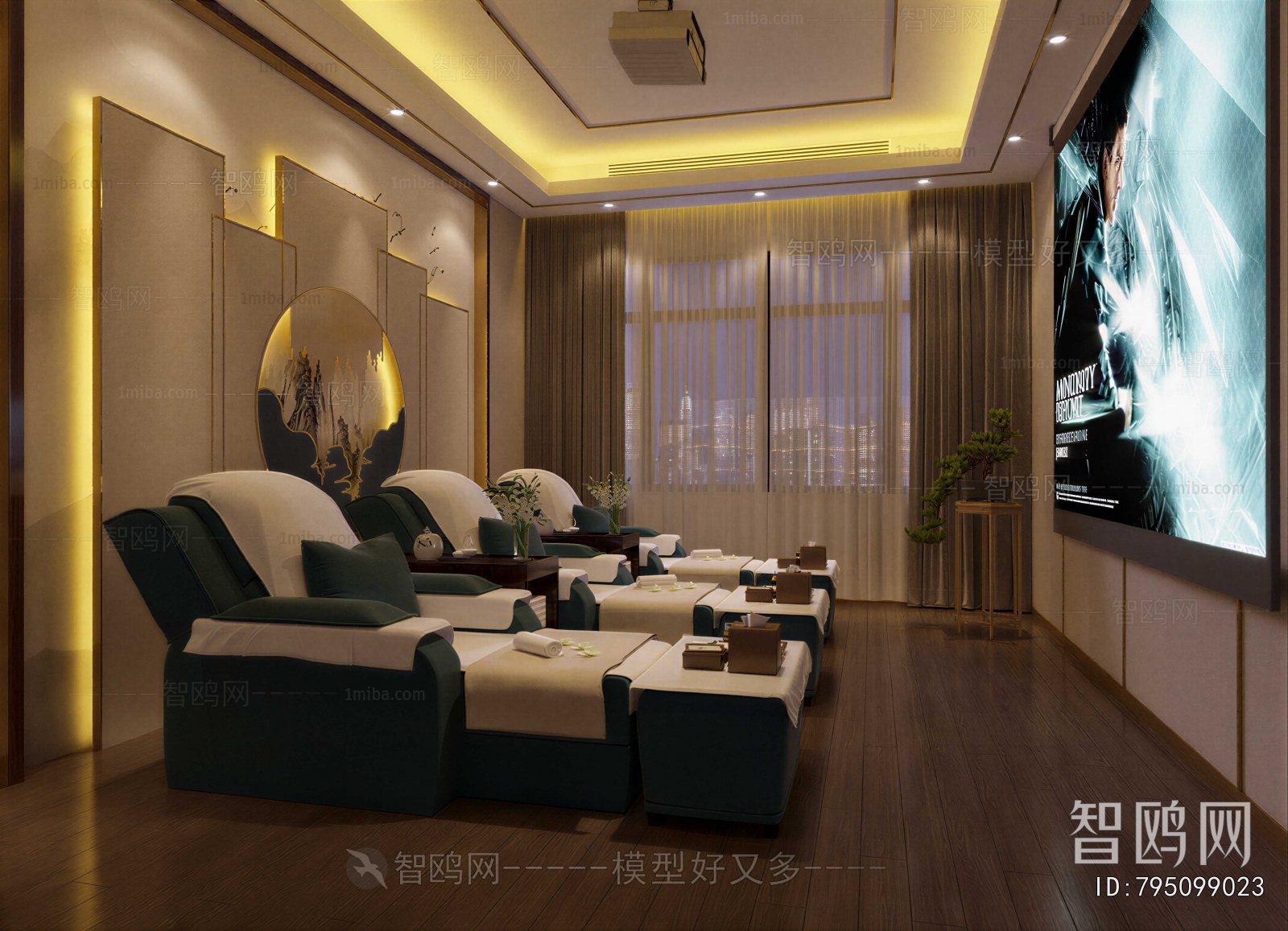 New Chinese Style SPA Foot Bath