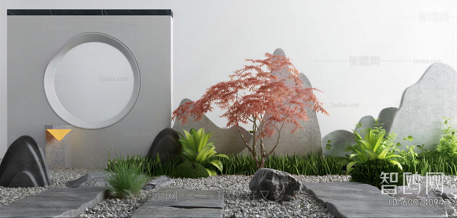 New Chinese Style Courtyard/landscape