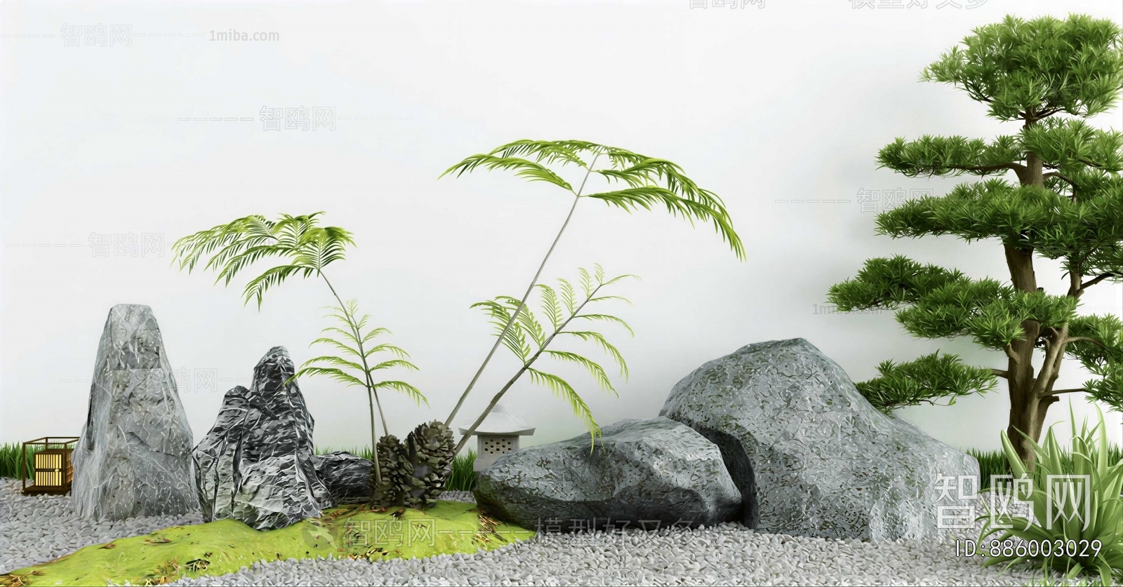 New Chinese Style Plant Landscaping