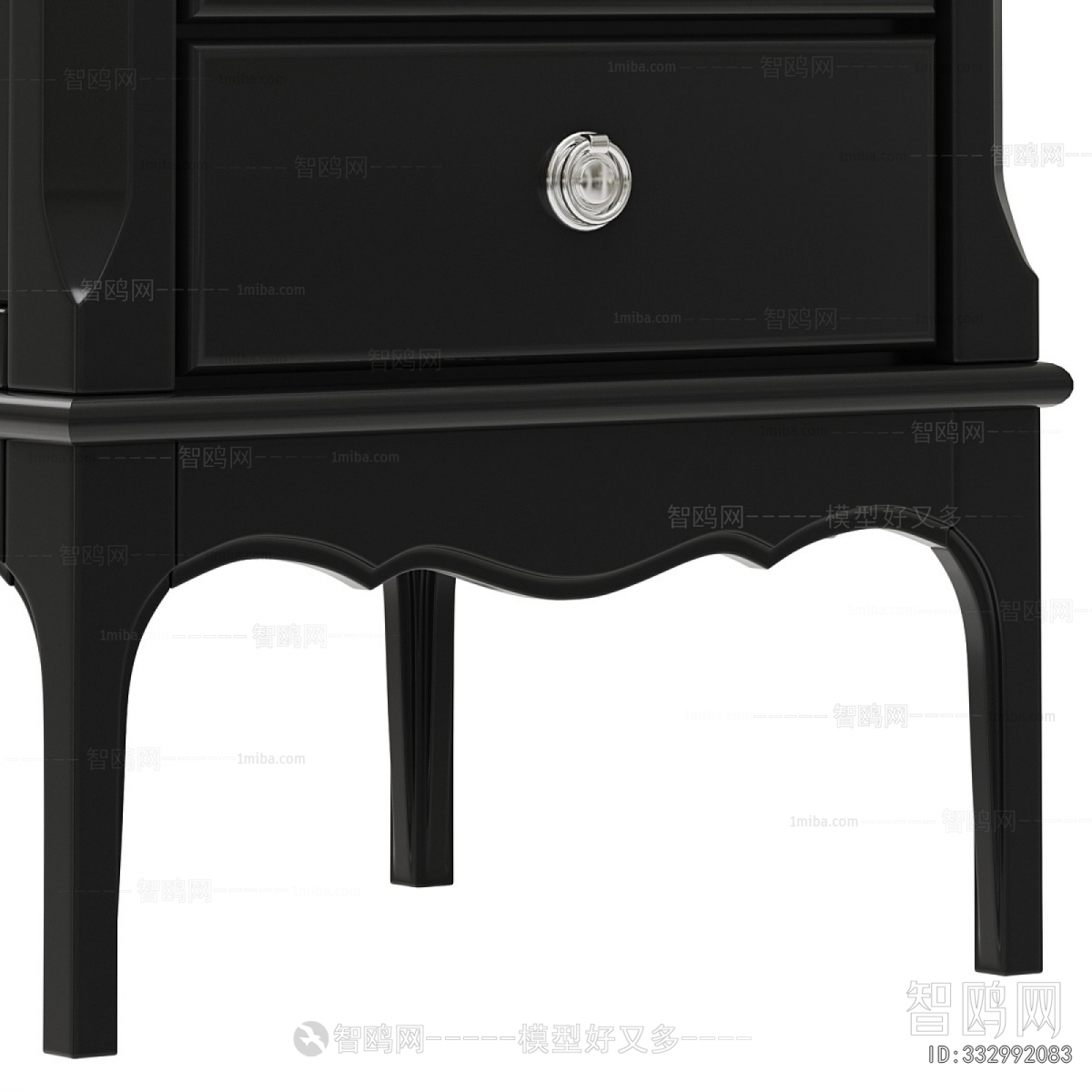 European Style Bedside Cupboard