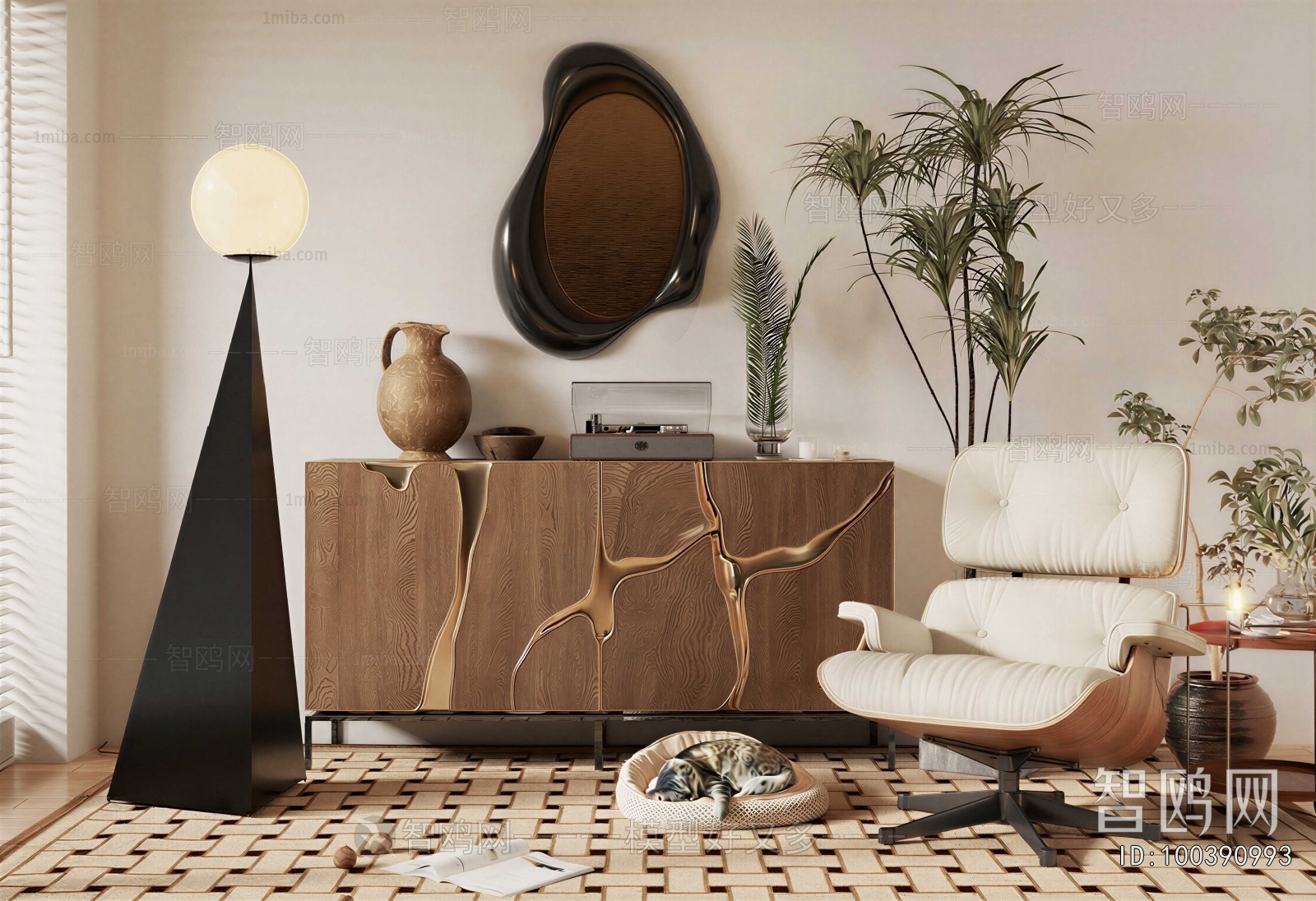 Modern Entrance Cabinet