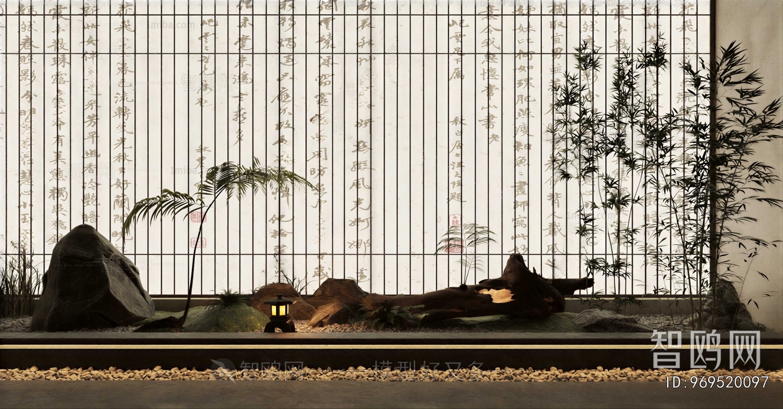 New Chinese Style Plant Landscaping