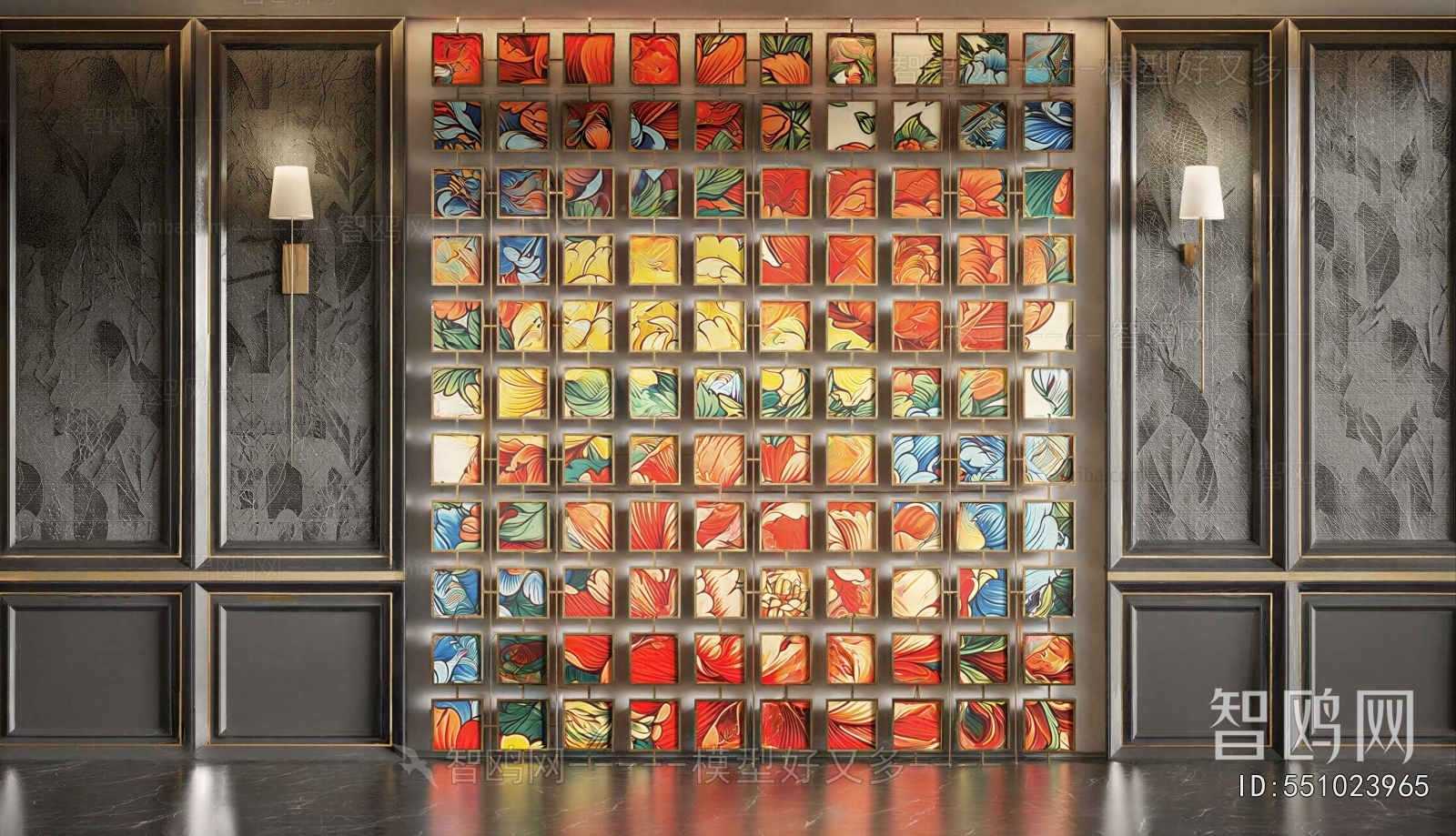 New Classical Style TV Wall