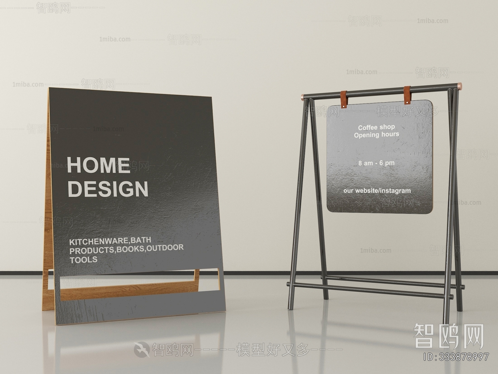 Modern Guide Board/bulletin Board