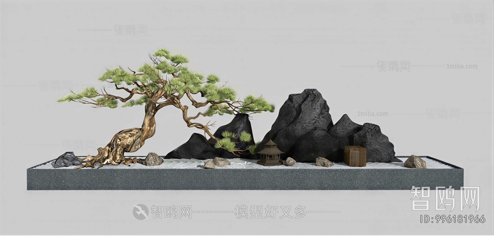 New Chinese Style Plant Landscaping