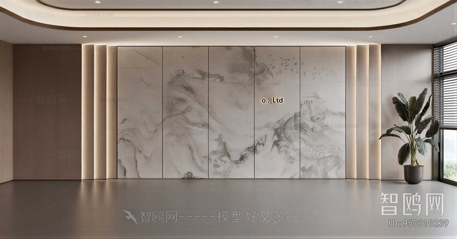 New Chinese Style TV Wall