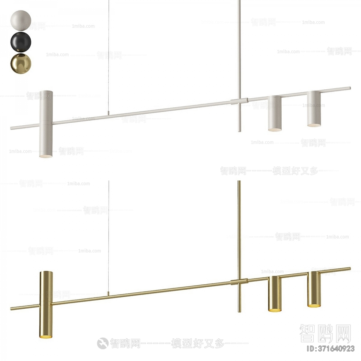 Modern Long Chandelier