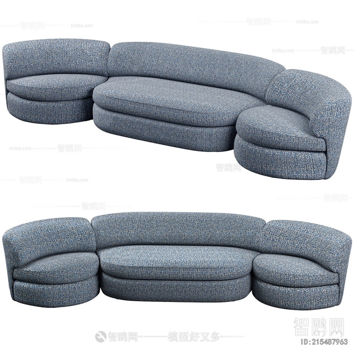 Modern Curved Sofa