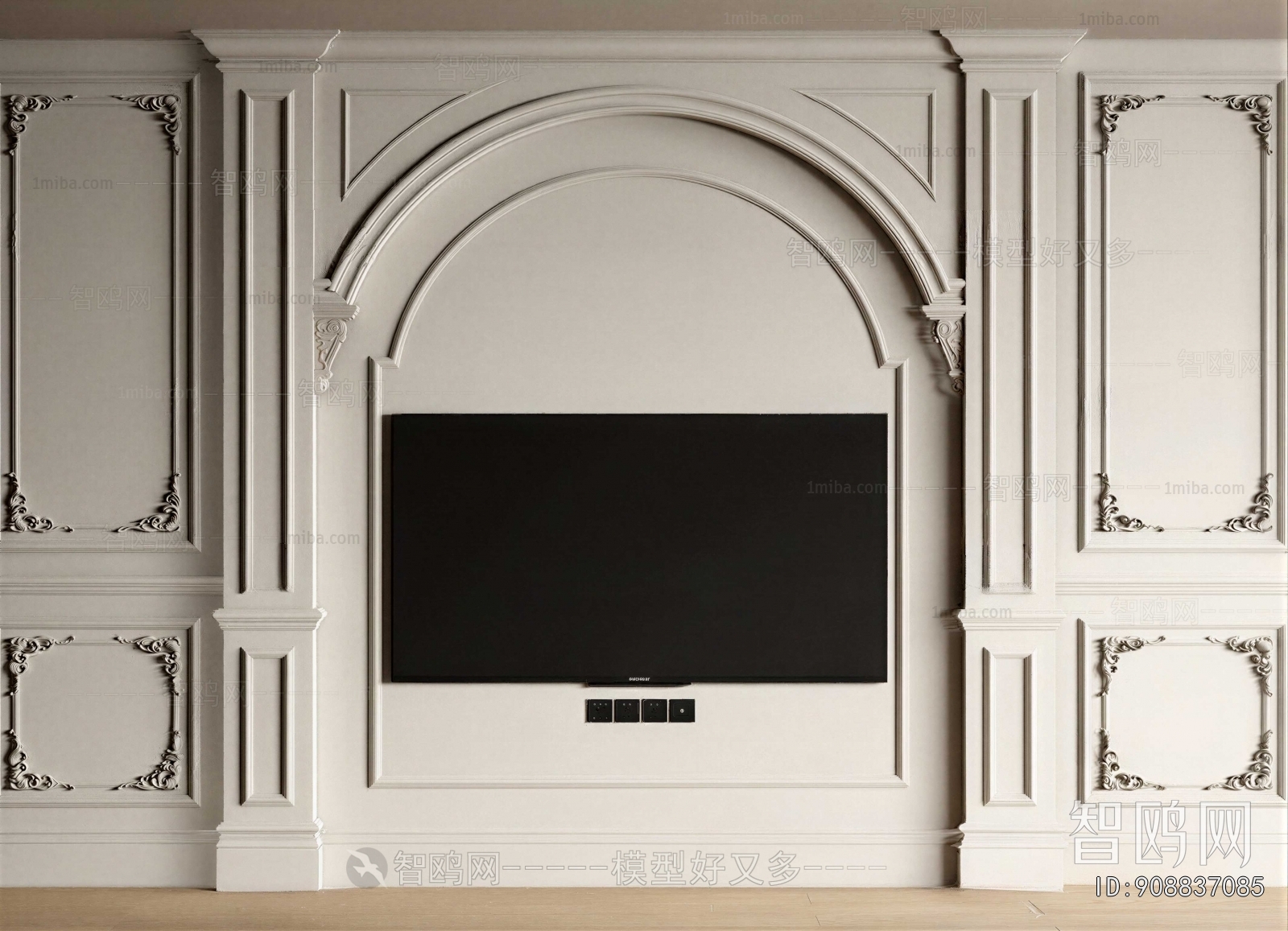European Style TV Wall