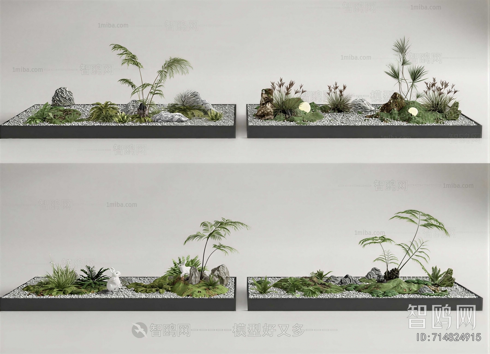 New Chinese Style Plant Landscaping