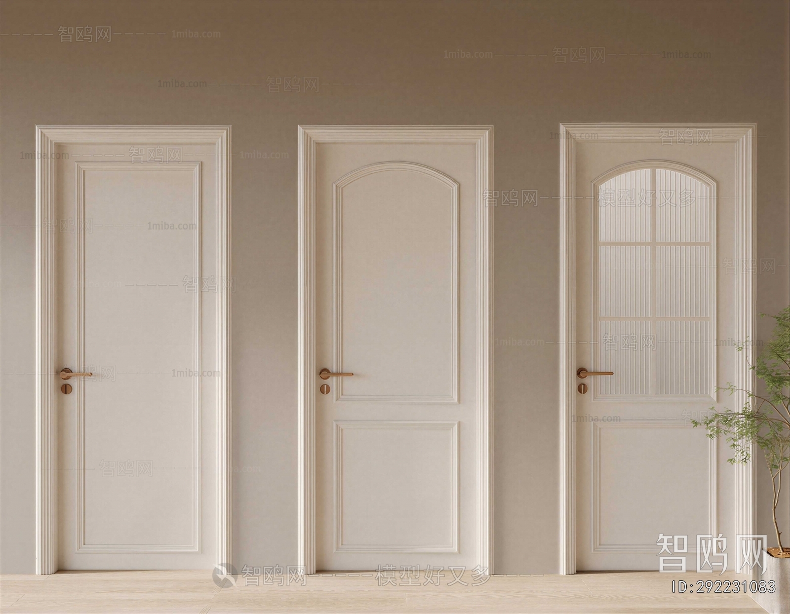 French Style Single Door