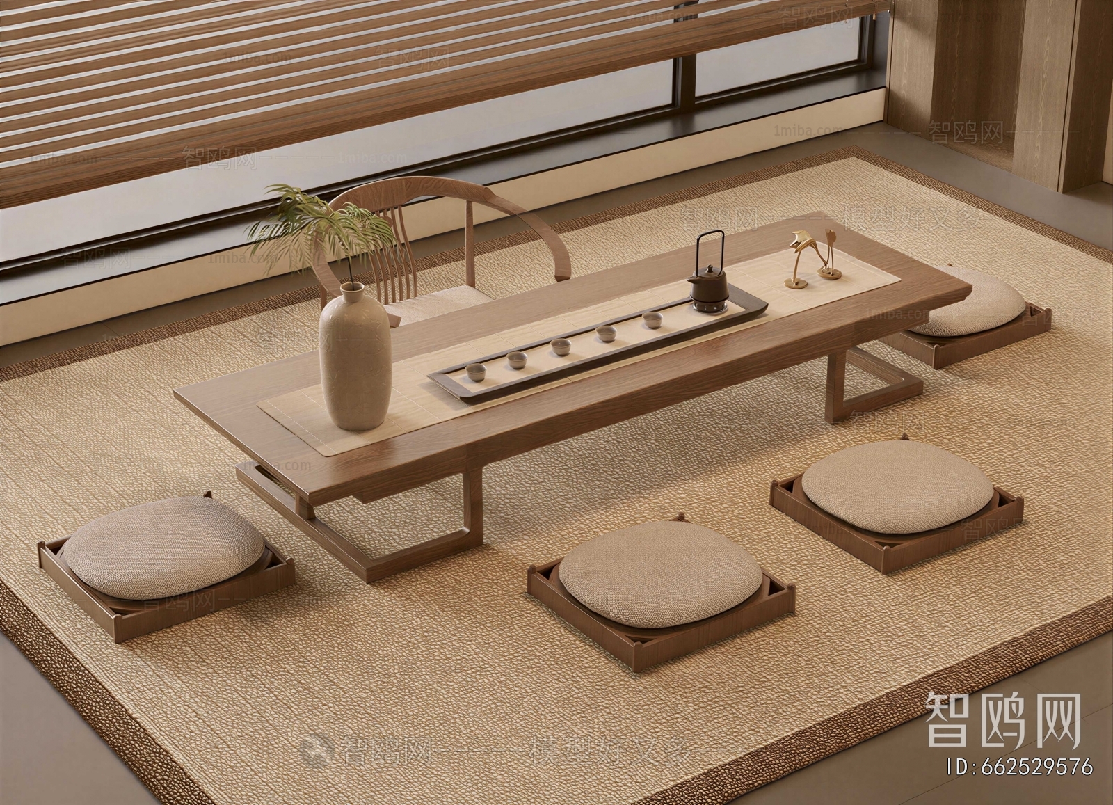 Japanese Style Tea Tables And Chairs