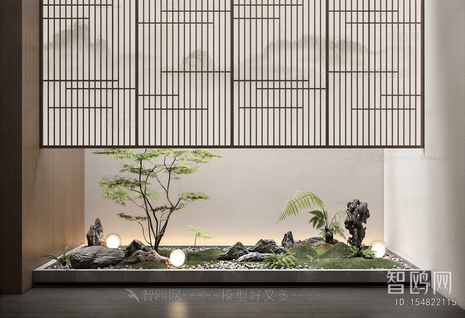 New Chinese Style Plant Landscaping