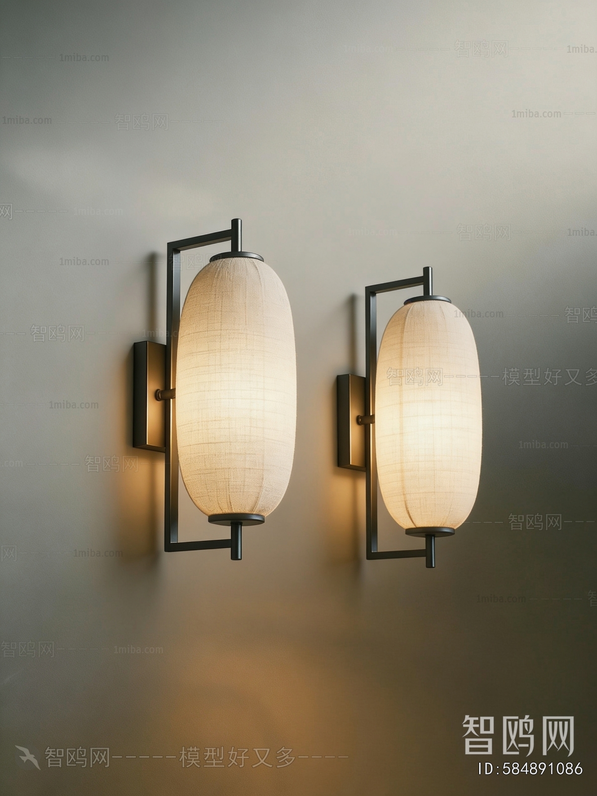 New Chinese Style Wall Lamp