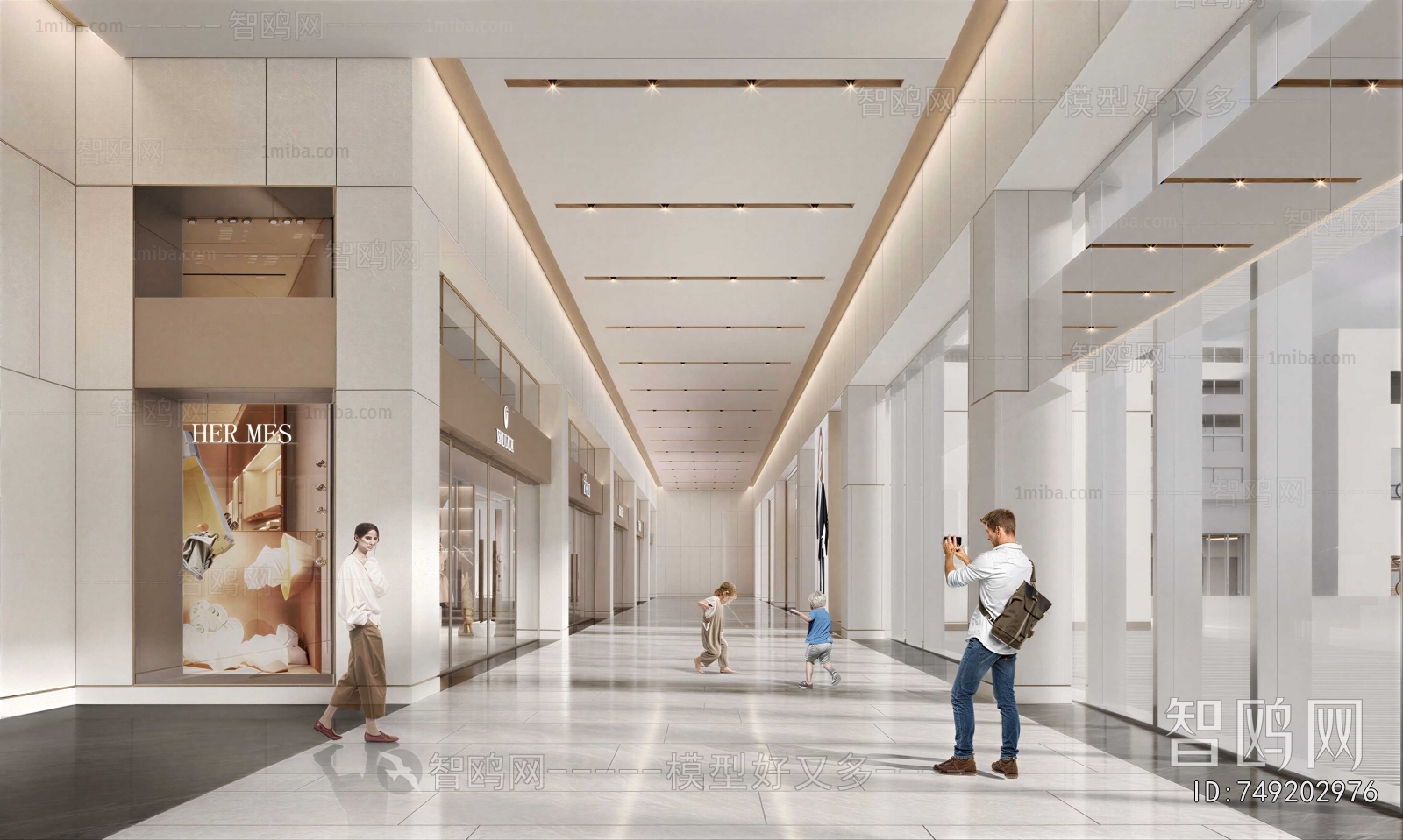 Modern Shopping Mall