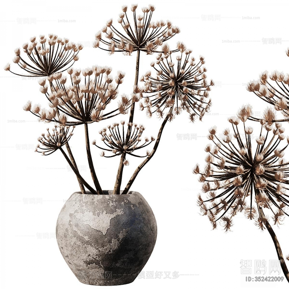 Wabi-sabi Style Dried Branch