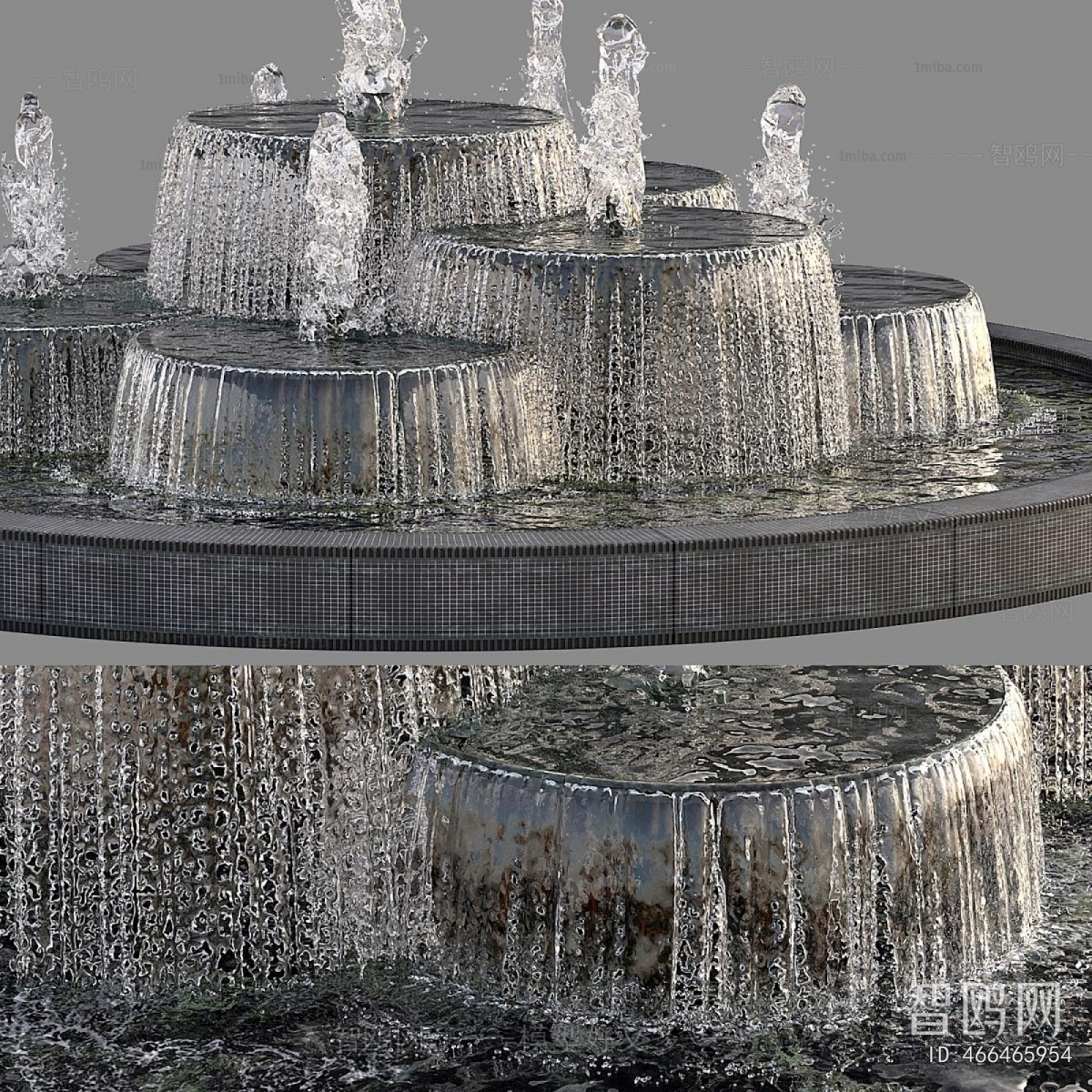 Modern Rockery Waterscape