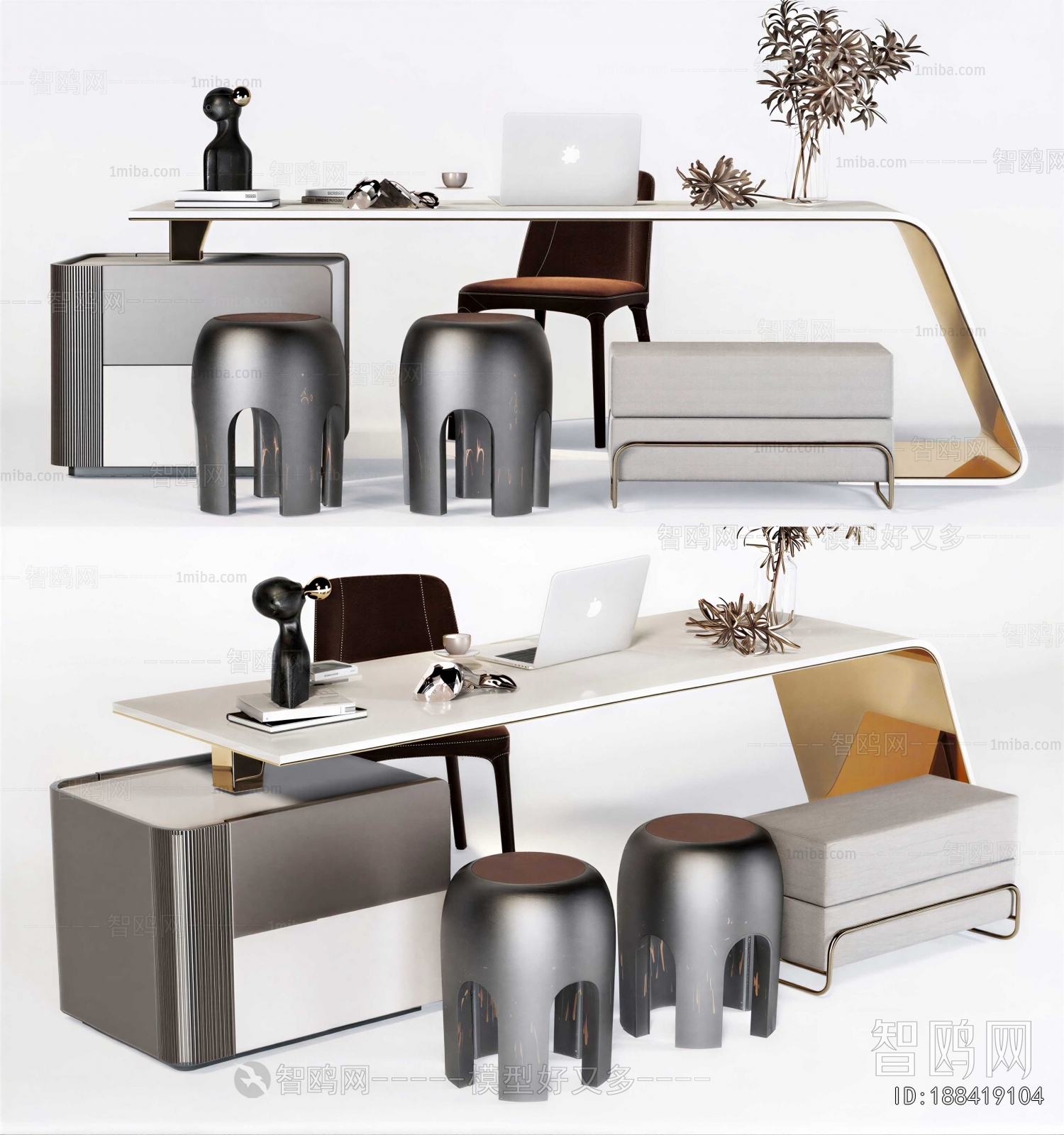 Modern Computer Desk And Chair