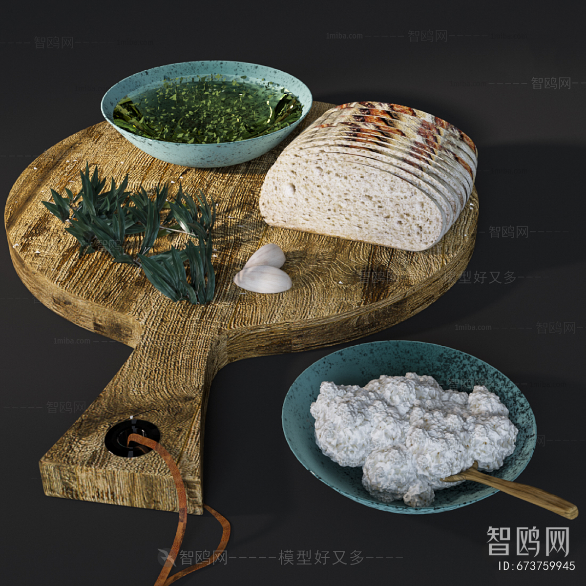 Wabi-sabi Style Bread Cake