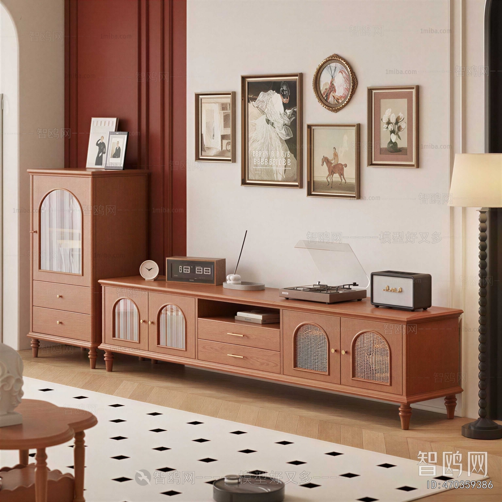 American Style TV Cabinet