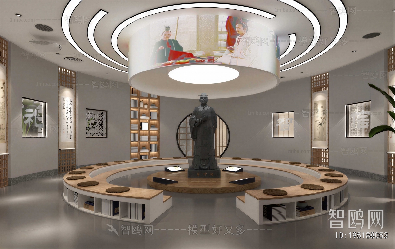 New Chinese Style Exhibition Hall
