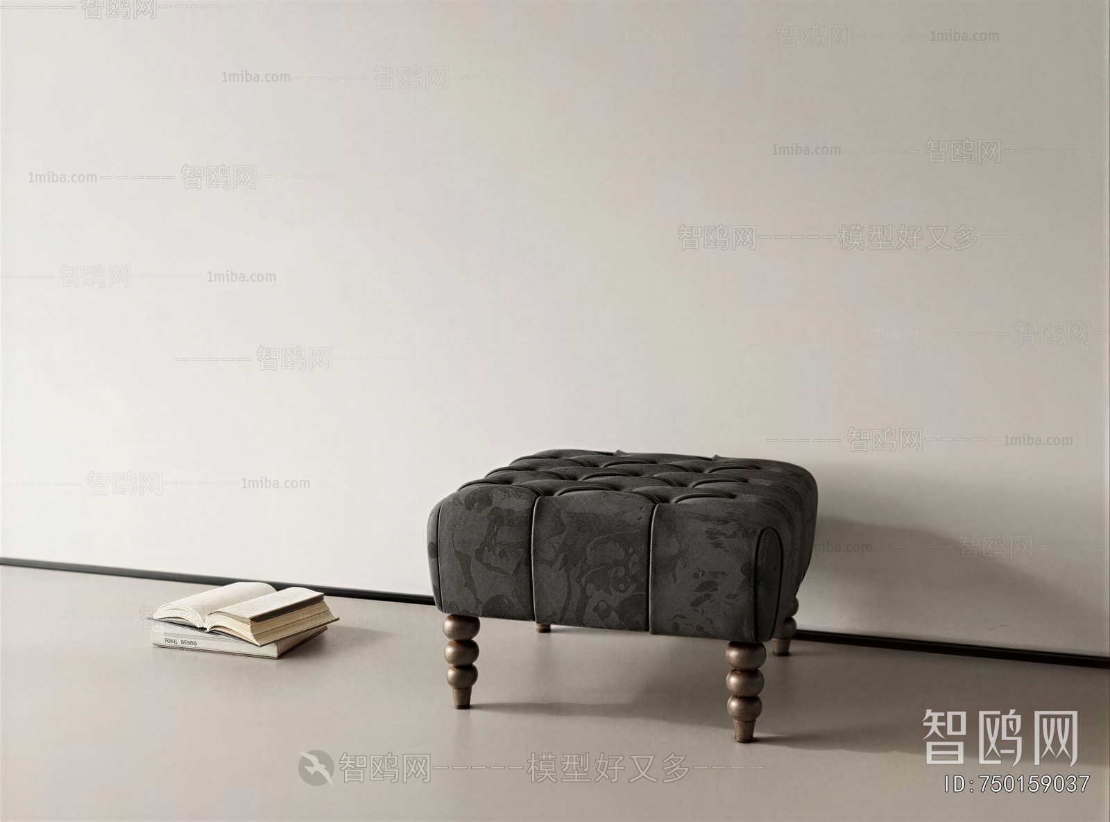 Simple European Style Sofa Stool