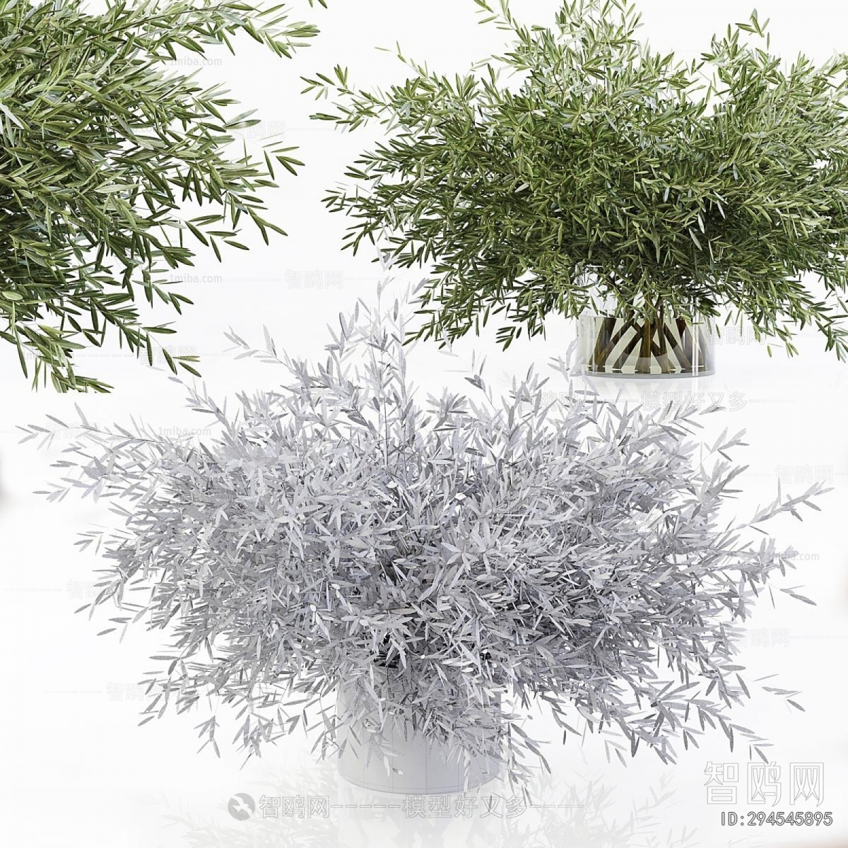 Modern Aquatic Green Plant