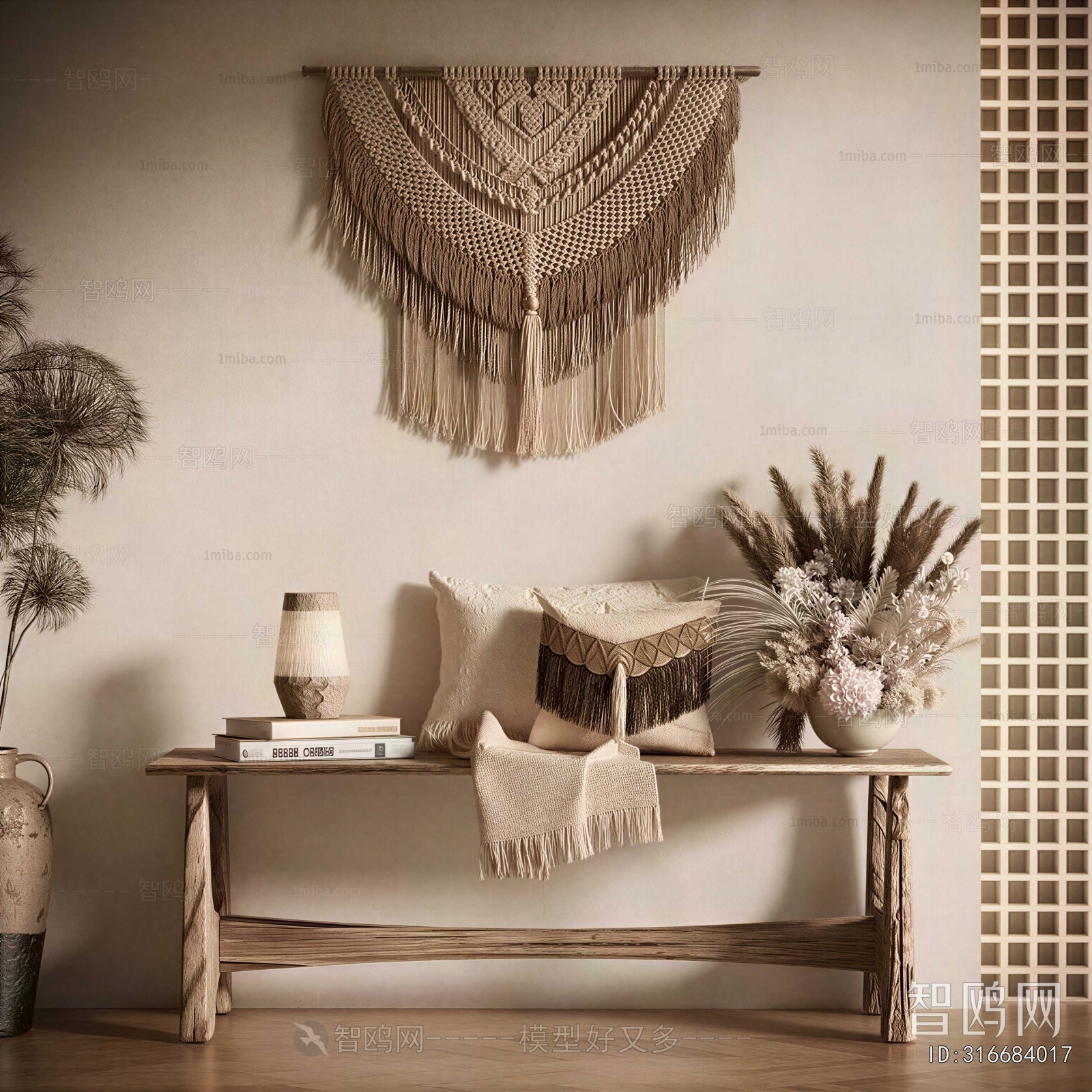 Wabi-sabi Style Console