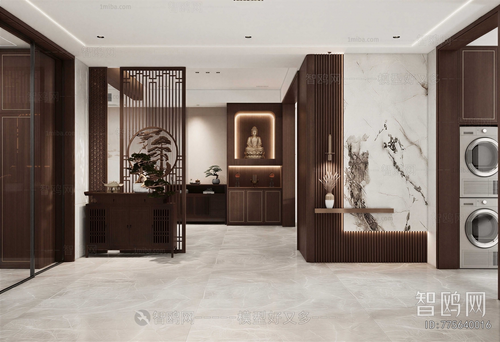 New Chinese Style Hallway