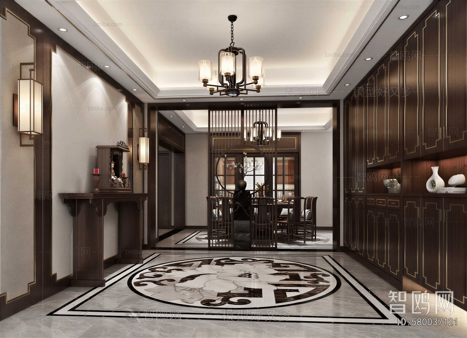 New Chinese Style Hallway