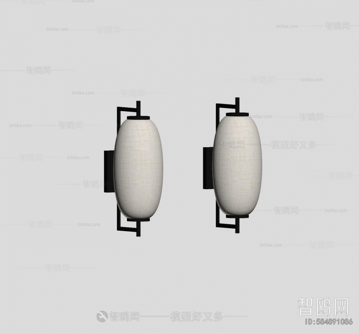 New Chinese Style Wall Lamp