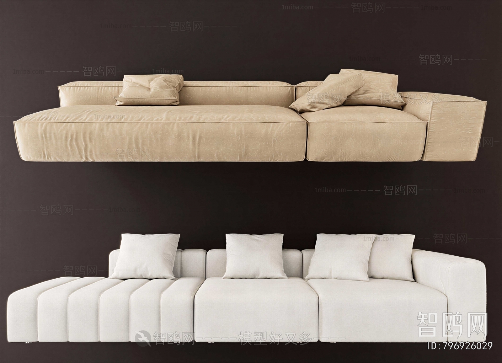 Modern Multi Person Sofa