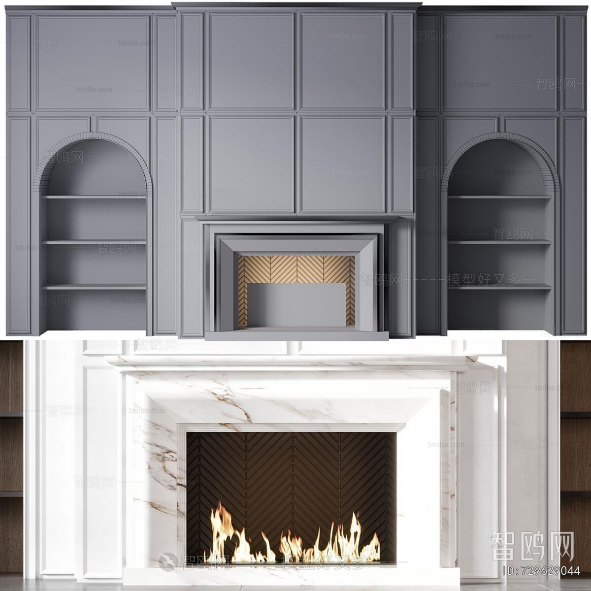 French Style TV Wall