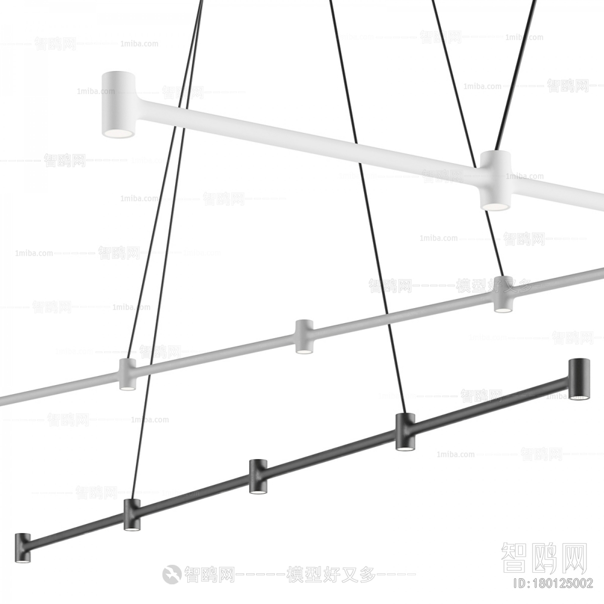 Modern Long Chandelier