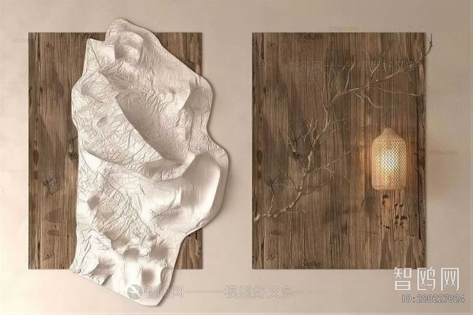 Wabi-sabi Style Wall Decoration