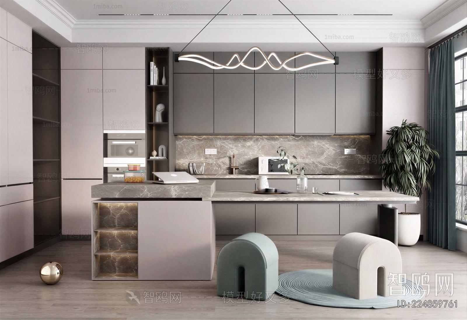 Modern Open Kitchen